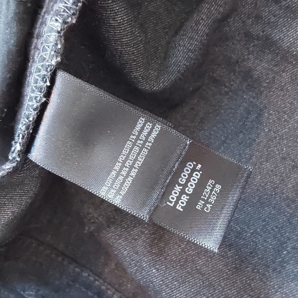 Kenneth Cole  Dark Gray Straight Leg Dress Pants Cotton/ Spandex stretch Sz.36 - Picture 11 of 11